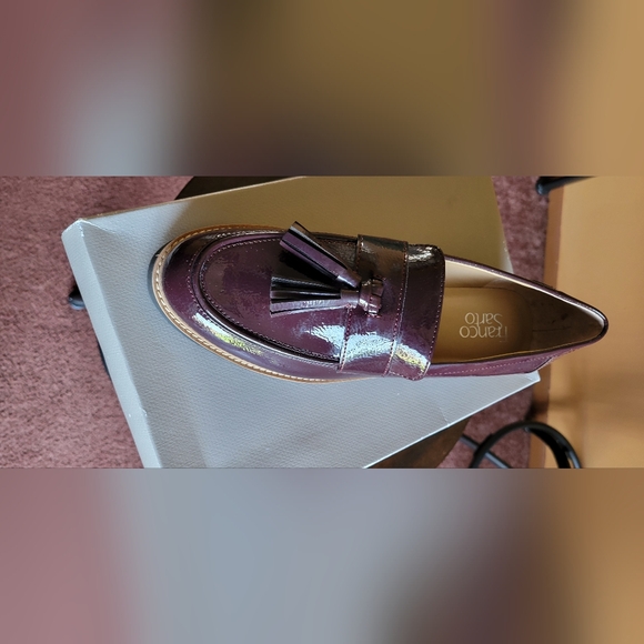 Franco Sarto Lug Sole Loafer (Burgundy color) - Picture 5 of 7